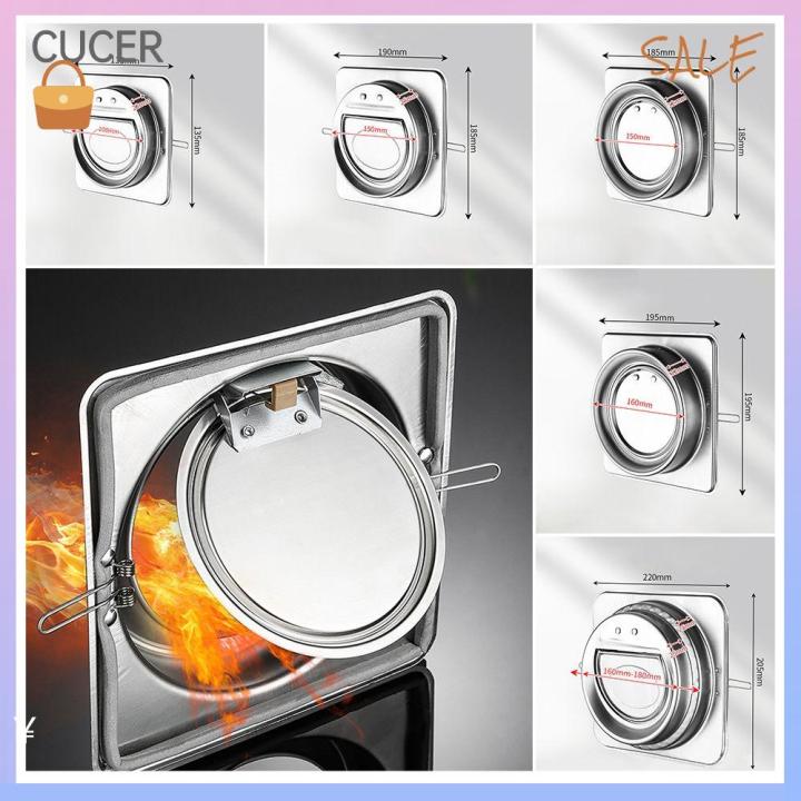 CBT Kitchen Round Flue Damper Check Valve Range Hood Backdraft Damper