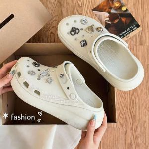 [Free Shipping] Lost Puff Clogs WomenS Sandals WomenS Outdoor Flip-Flops Beach Shoes Home Slippers WomenS Closed-Toe Shoes