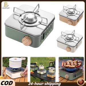 【HOSPORT】Camping Cassette Stove with Storage Bag Portable Gas Furnace Multi-Purpose Mini Cassette Stove for Emergency Situation