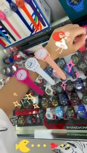 Jam Tangan Ujian Pelajar Yang Indah dan Padat Semasa Pertarungan Tali Jam Tangan Silikon Warna Budak Lelaki Wanita Jam Tangan Kuarza