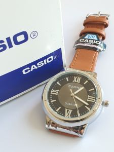 (พร้อมกล่อง) นาฬิกาข้อมือผู้หญิง และผู้ชาย นาฬิกาcasio สายหนัง ระบบเข็ม มีวันที่และไม่มีวันที่ นาฬิกาแฟชั่น RC616
