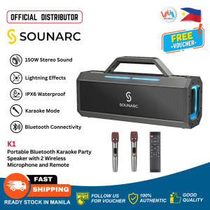 Sounarc by Tronsmart K1 Portable Bluetooth Karaoke Party Speaker 150w IPX6 Waterproof with LED Light