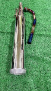 Pô Wave nhỏ Wave Zx Wave 2002-2004 đích nhôm CNC kèm cổ titan