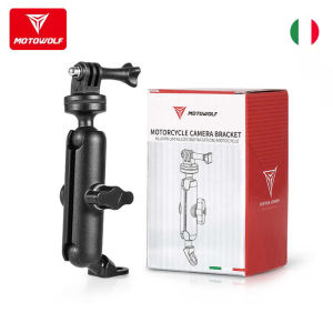 Motowolf Action Camera Holder Bracket Aluminum Alloy 360 Rotation Motorcycle Action Camera Holder