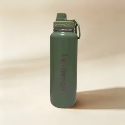 Lululemon Back To Life Thermos Cup 24oz 32oz 40oz - Stainless Steel Sports Water Bottle Insulated Travel Mug for Yoga Gym Outdoor