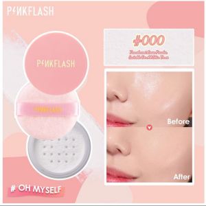 PINKFLASH #OhMySelf Oil Controller Loose Powder Bedak Matte Loose Setting Powder All Day Lasting