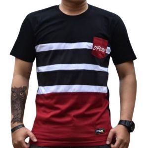 KAOS DFLOW BERKUALITAS MAROON BISA COD