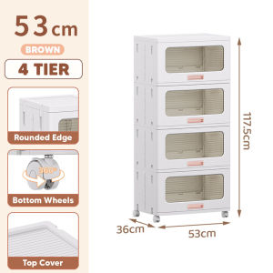 Little Carpenterr 24/37/53cm Drawer Cabinet Penyimpanan Kabinet Stackable Cabinet Shelf Storage Box Organizer Rack 储物柜
