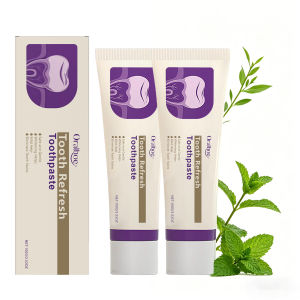 【discount store】Tooth Refresh Whitening Minty Toothpaste Natural Oral Care with Enamel Repair Removes Coffee Wine Stains Gentle for Daily Use