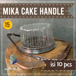 (10 PCS) MIKA PUDDING HANDLE CT 15 HANDLE COKLAT | MIKA BOLU | MIKA KUE BLUDER | MIKA CAKE UK. 28