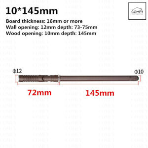 Hidden Floating Shelf Mount Bracket Invisible Nail Wall Fixed Mounted Support Partition Brown