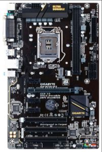 1151/MAINBOARD/GIGABYTE GA-H110-D3A/DDR4/Gen6-7+ฝาหลัง