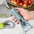 4 In 1 Watermelon Slicer Cutter Scoop Fruit Carving Cutter Fruit Platter Fruit Dig Pulp Separator Kitchen Gadgets Acces. 