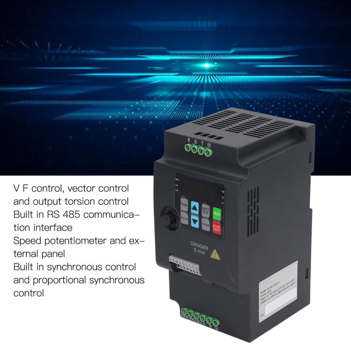 Variable Frequency Drive 4KW VFD 3 Phase AC380V Input and 0 to 380V ...