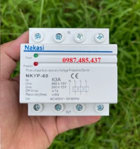 Chống mất pha mất trung tính quá tải 3 pha 100A - Thiết bị bảo vệ điện áp 3 pha