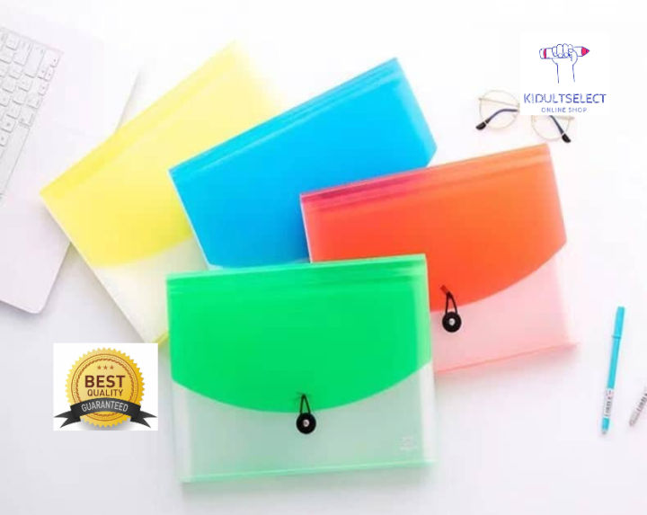 Expandable Envelope with String Lock, Filing Organizer Envelope (12