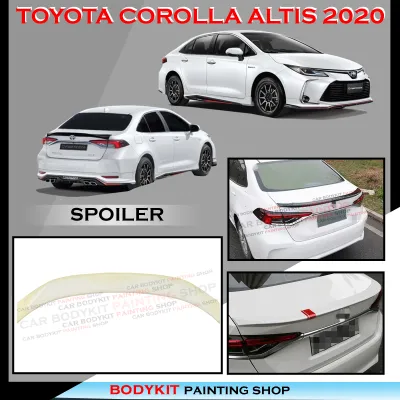 TOYOTA COROLLA ALTIS 2022 REAR TRUNK SPOILER LIP -MATERIAL ABS BODYKIT