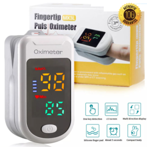Meter glukosa darah bukan invasif berketepatan tinggi Portable Finger Oximeter Fingertip Pulse Medical Sleep Monitor