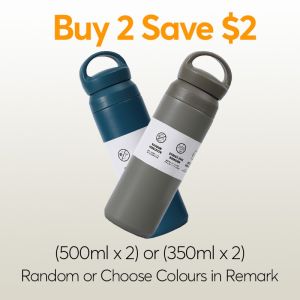 Travel Thermal Vacuum Flask 304 Stainless Steel Tumbler Thermos Water Bottle Gifts SG Ready