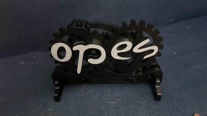 open-closed Gear Brake and Interesting Typesetting Open and Close ...