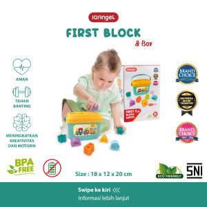 IQ ANGEL First Block & Box / Mainan Susun Anak / Mainan Anak / Mainan Travelling