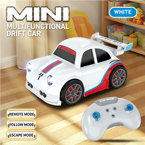 Mini RC Racing Remote Control Drift Car 2.4G Dual-Mode High-Speed 4WD with Lights Rechargeable Kids Toy