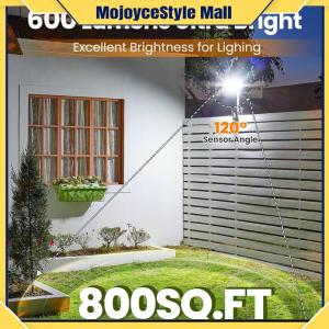 【MOJOYCE】 โคมไฟลูกบอลดิสโก้โซลาร์เซลล์สำหรับผนังกลางแจ้ง กันน้ำ ทนทาน พร้อมโหมดเคลื่อนไหว สำหรับสวนและลานบ้าน
