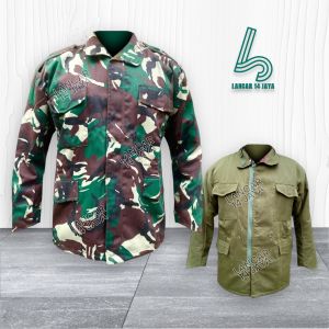 Jaket loreng malvinas model BB (Bolak Balik) Jaket loreng Tentara / Jaket parka  / jaket loreng malvinas / Jaket Banser Anti Air