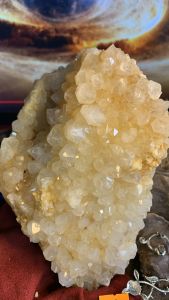 (VIP) Hốc đá Thạch Anh vàng nhạt Citrine Quartz to lớn tự nhiên thô sơ năng lượng vũ trụ thiền định 769
