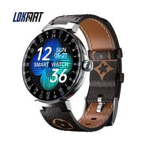 LOKMAT TIME Pro Smart Watch Bluetooth Calls Watch Fitness Tracking Heart Rate AI NFC Function Heart rate Blood pressure Blood oxygen Smartwatches For Android IOS Outdoor Remote control Bluetooth music Smartwatch Men