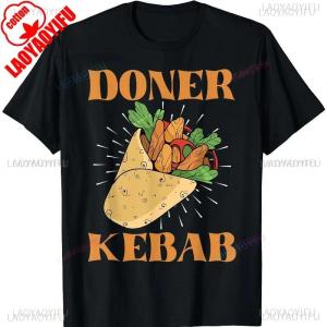 Mexico Dona Kebab Turkish Kebab Printed T-shirt Man Summer High Quality Cotton Short-sleeved T-shirt Outdoors Camisetas