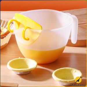 Nau.K 1000ml Large Capacity Mixing Bowl Measuring Cup with Measurement Markings for Cooking Baking