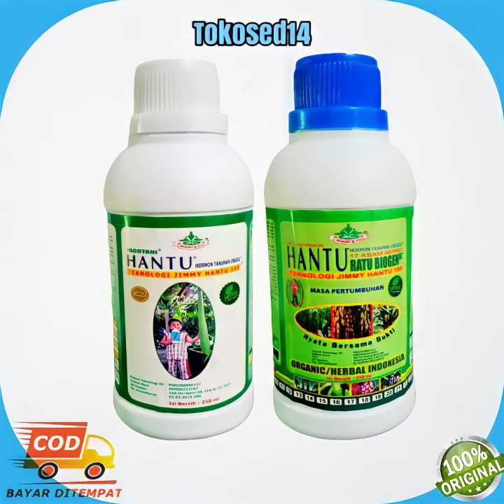 Pupuk Hormon Hantu Jimmy Hantu 250 Ml Pupuk Cair Ratu Biogen Organik Pupuk Hantu Biru Putih 