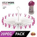 Elianware 10 Pegs 20 Pegs Umbrella Hanger Clothes Penyangkut Baju E-69/20. 