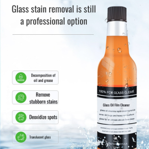Glass Cleaner Rainproof and Defogging Glass Oil Film Cleaner Formation of a Protective Layer