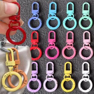 10pcs Colorful Lobster Clasp Hooks Metal Plated Clasps Colored Keychains For DIY Jewelry Making Key Ring Hooks Bags Buckle