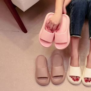 [Free Shipping] Womens high-heeled sandals for summer thick-soled height-increasing new style for seaside and beach travel