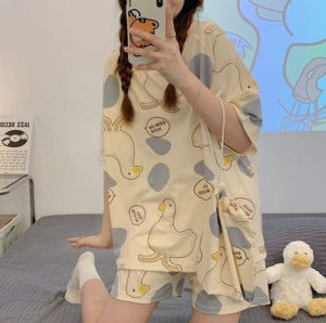 Bộ ngủ đùi mềm mát cute xinh xắn N9086 🪶🪶 Bộ mặc nhà trẻ trung 🪶🪶 Đồ ngủ nữ