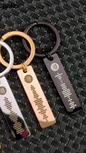 Personalised Spotify Keychain Valentine’s Day Couple Anniversary Gift