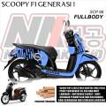 SCP 88 DECAL STICKER SCOOPY FI 2013 2014 2015 2016 SIMPEL FULLBODY. 