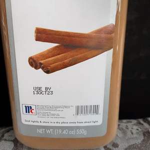McCormick Cinnamon Ground 550g PET BOTTLE