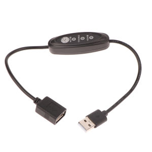 Canhtq สวิตช์ควบคุมความเร็วแบบปรับได้3สปีด สวิตช์ควบคุมความเร็ว DC USB 5V สำหรับพัดลมเป่าลมควบคุมความเร็วพัดลม