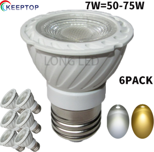 KEEP GU10/E27 Led light bulbs 7W Warm White 2700k Cool white 6000K AC 220V Indoor living Spotlight bright led 45 degree replace 50W-75W halogen bulbs Ceiling Spotlight Bar Kitchen Light Lighting