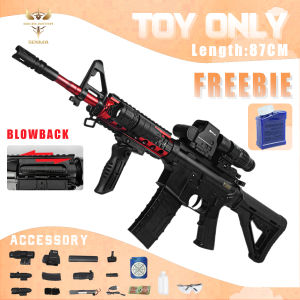 SENMA&TG HK416 Gel Blaster Blowback Toy Only for Kids Rechargeable Outdoor Toys Fun Family Games Toys For Boys Surprise Gift Black Color