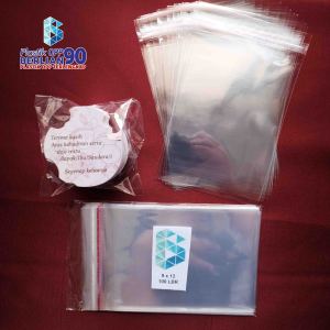 9x12 cm Plastik Opp 20 micron isi 100 lembar