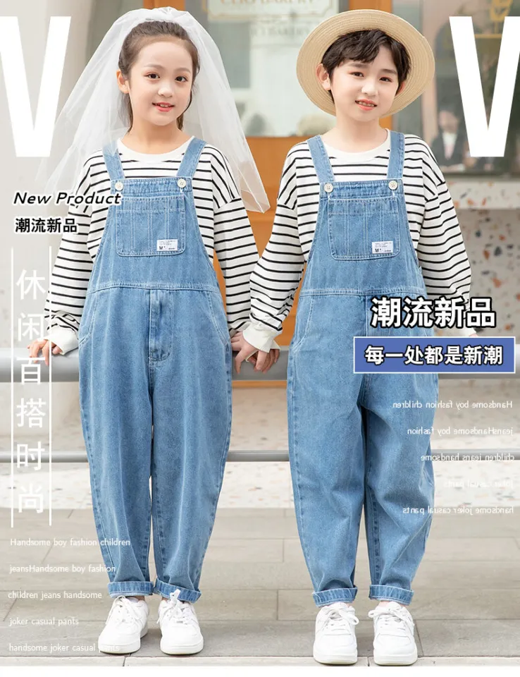 Big boys best sale denim overalls