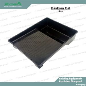 Bak Baki Cat Wadah Kuas Rol Hitam