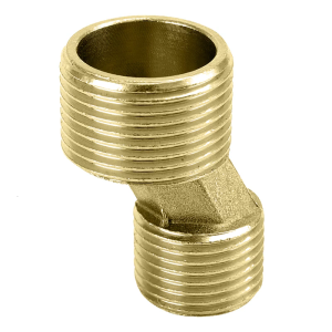 Easy to Install Brass Shower Faucet Fitting Leak Resistant Brass Shower Faucet Elbow Connector for Home & Hotel Use