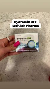 Viên Uống Giảm Cân Tích Nước Phù Nề Hydromin OFF Activlab Pharma – Hộp 30 Viên - Giúp cơ thể cảm thấy nhẹ nhõm hơn đặc biệt trong thời điểm tiền kinh nguyệt sau sinh hoặc khi ăn mặn. Thành phần chiết xuất tự nhiên hỗ trợ lợi tiểu nhẹ khử phù an t
