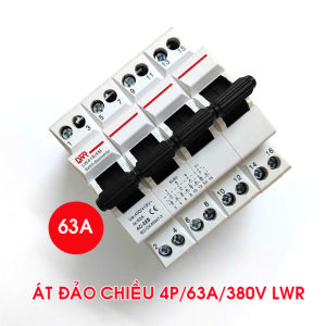 Át đảo chiều 3 pha 4p 63A/380V LWR ÁT CHUYỂN NGUỒN cầu dao đảo chiều